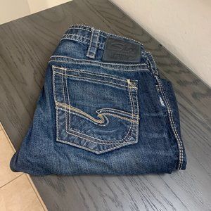 SILVER JEANS CO. Men's Nash Denim Jeans 34 x 32 EUC